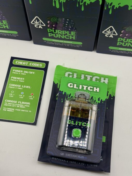 Glitch extracts disposable